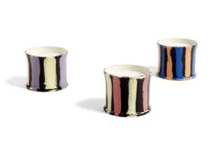 Hay Stripe Duftkerze, Minze -Wohnaccessoires Angebote Stripe Scented Candle family