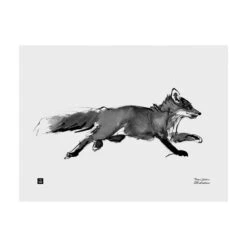 Adventurous Fox Poster, 30 X 40 Cm