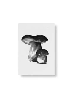 Wild Mushroom Miniposter-Set, 4 Stück -Wohnaccessoires Angebote TeemuJarviIllustrations Porcini mushroom