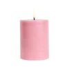 LED-Stumpenkerze, 7,8 X 10 cm, Rustikale Textur, Blassrosa 1 LED-Stumpenkerze, 7,8 X 10 cm, Rustikale Textur, Blassrosa -Wohnaccessoires Angebote UYUL PI DR C78010