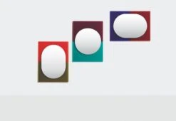 Wander Spiegel, 67 X 90 cm, Violett - Braunrot 9 Wander Spiegel, 67 X 90 cm, Violett - Braunrot -Wohnaccessoires Angebote WANDER medium family 2 1