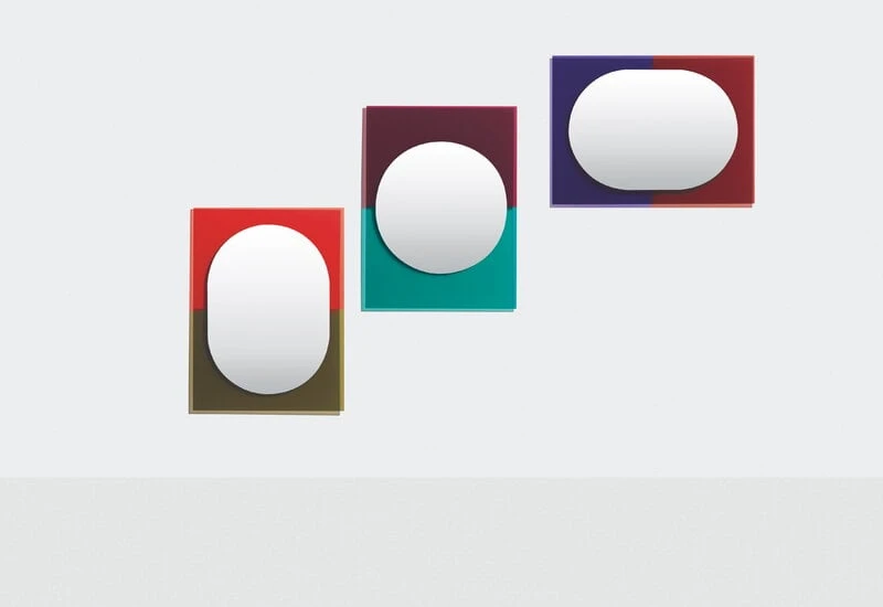 Wander Spiegel, 67 X 90 cm, Violett - Braunrot 5 Wander Spiegel, 67 X 90 cm, Violett - Braunrot – Bild 3