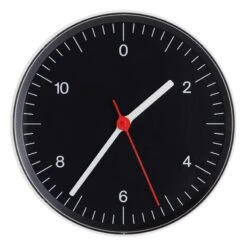 Hay Wall Clock Wanduhr, Schwarz