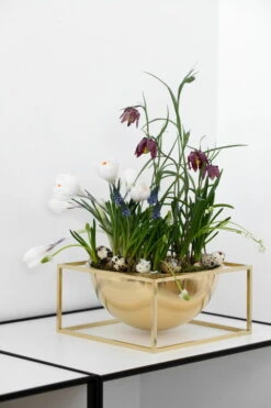 By Lassen Schale Kubus Centrepiece, Groß, Vergoldet -Wohnaccessoires Angebote byLassen Kubus Bowl centerpiece easter2019 2 300role