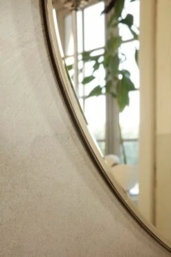 Ferm LIVING Pond Spiegel, XL, Chrom Dunkel -Wohnaccessoires Angebote fermLIVING AW21 PondMirrorDarkChrome image