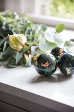 Deer Weihnachtskugel, Blau -Wohnaccessoires Angebote tikau lowres 0689 2 role